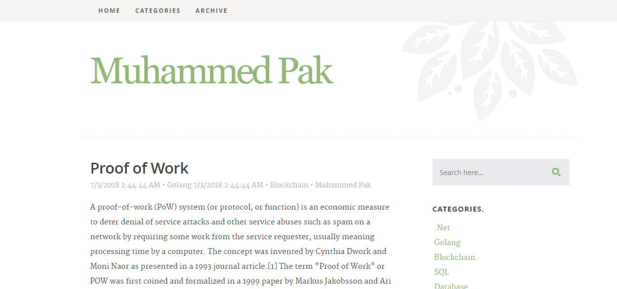 GitHub - MuhammedPak/Blog_website: A Blog website with ASP.NET MVC ...