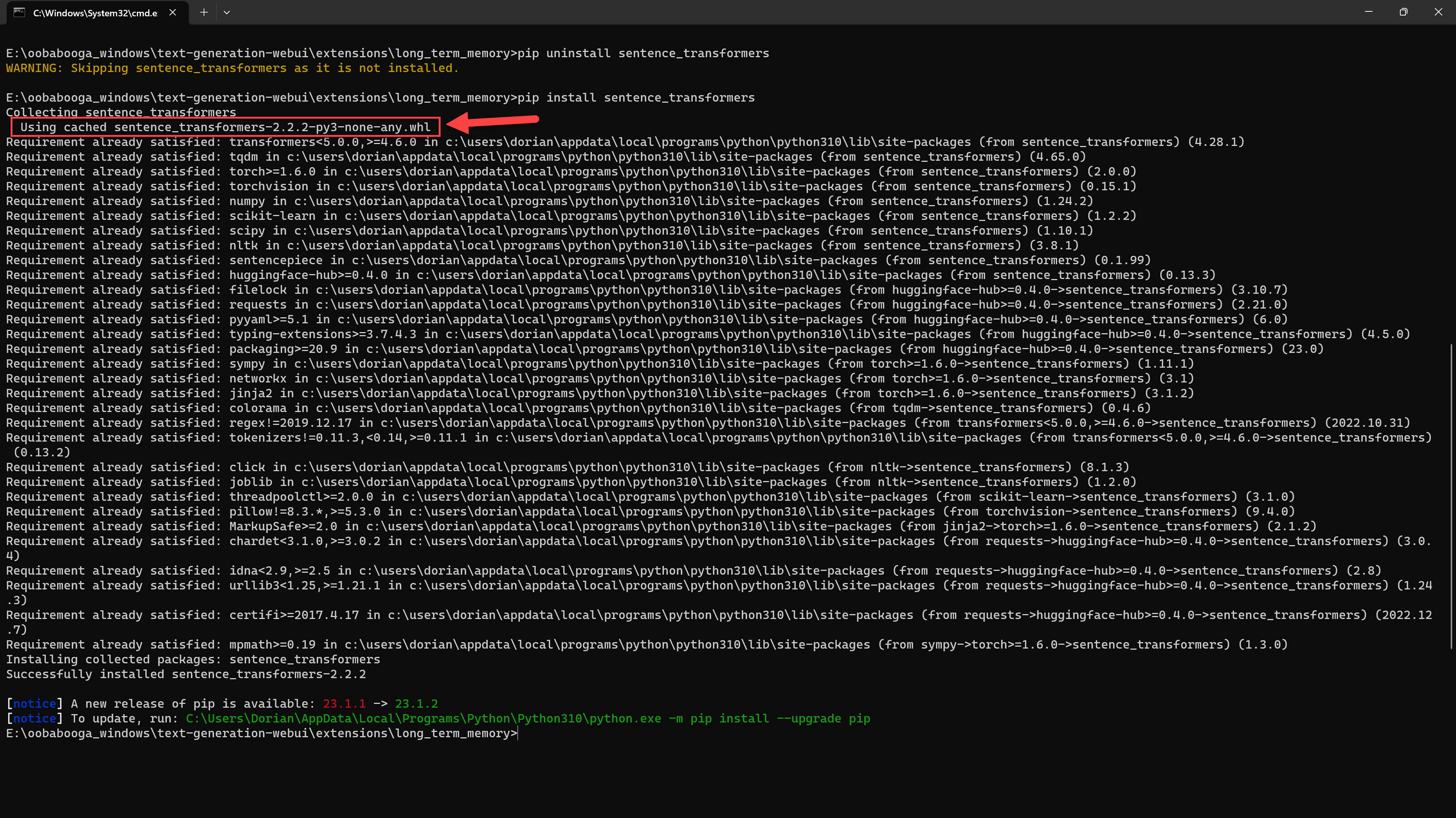 A little help with LongTerm Memory extension, please · wawawario2 long_term_memory · Discussion