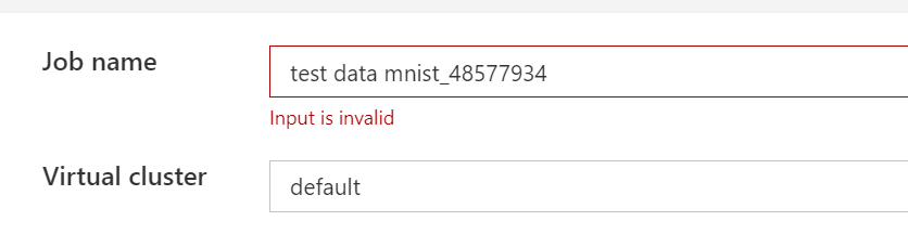 [create data template] name invalid when 