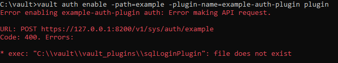 Unable to enable custom auth plugin on Windows · Issue #6842 ...