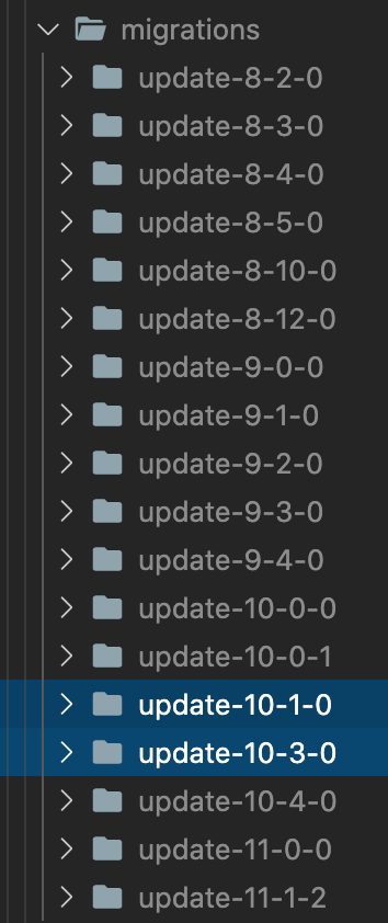 migration fails, update-10-2-0 missing · Issue #4526 · nrwl/nx · GitHub