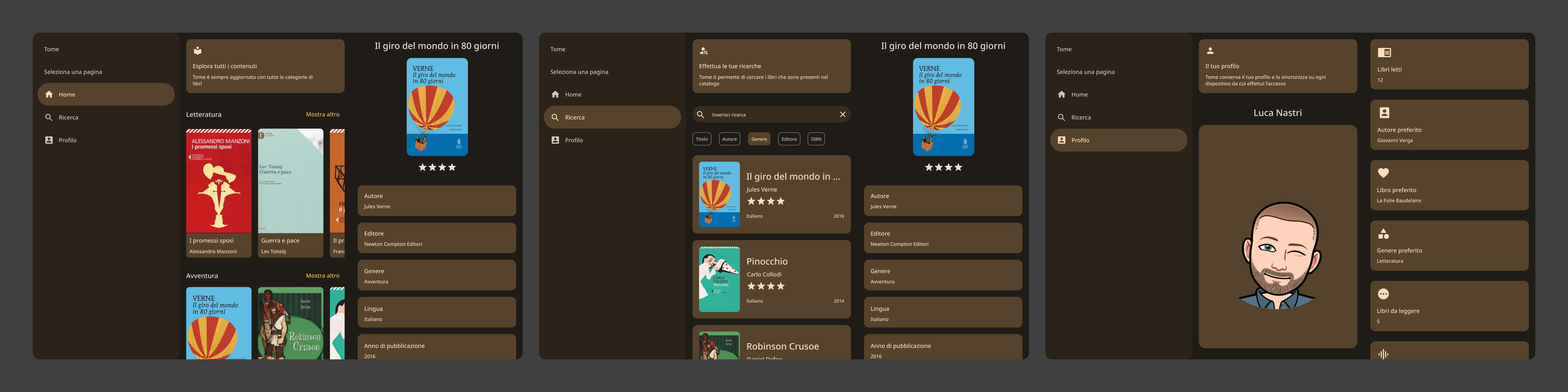 GitHub - lucanastri/Tome: Android Application developed with Jetpack ...