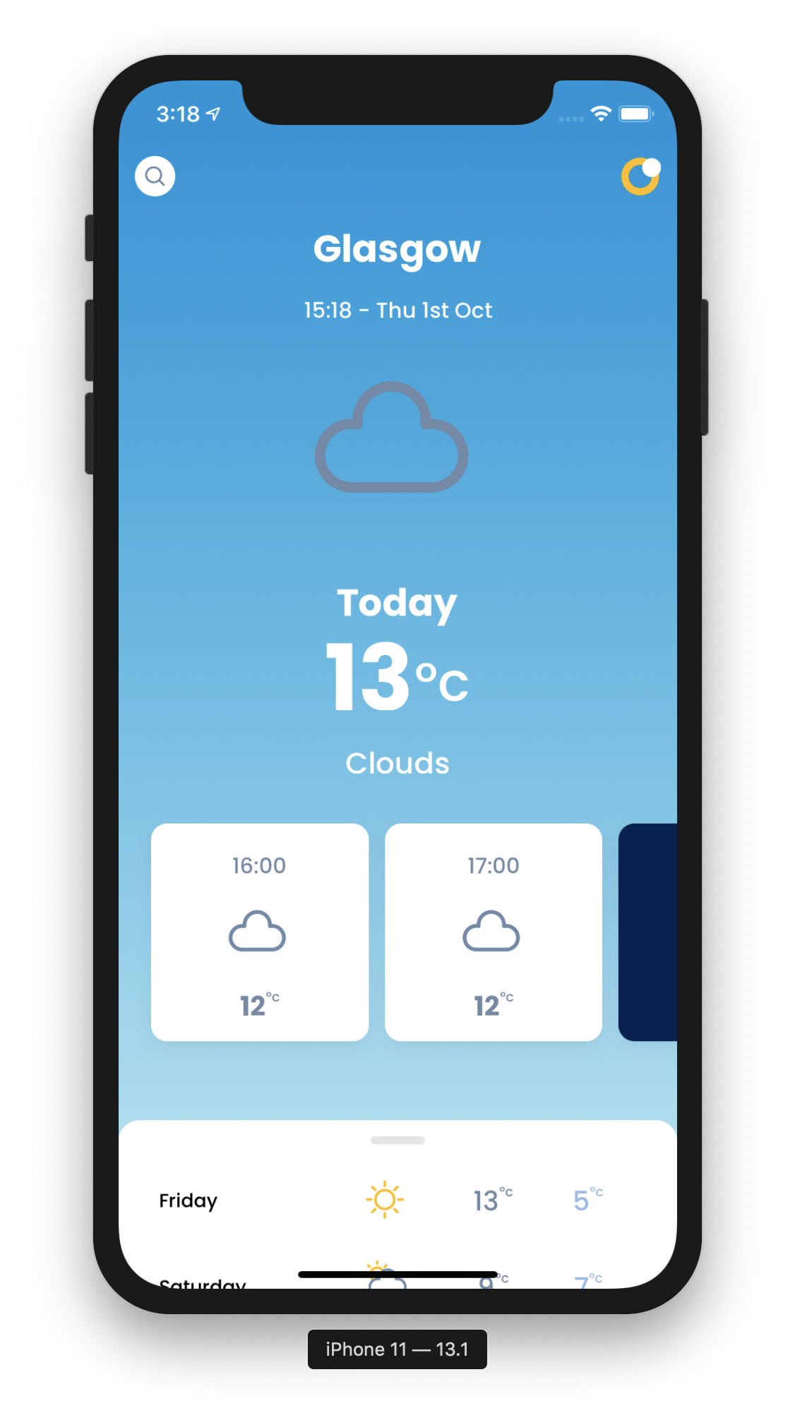 GitHub - Eli-Nathan/OrbitApp: Weather app to learn React Native