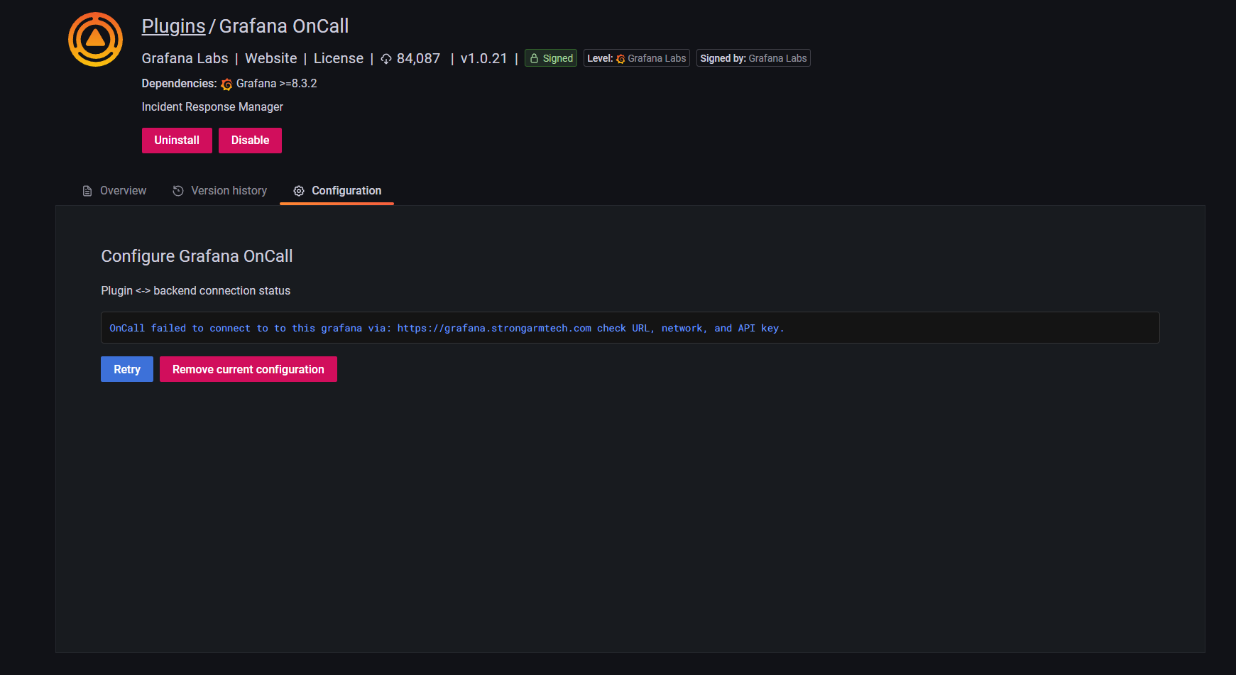 More explicit connection exception during installation · Issue #380 ...