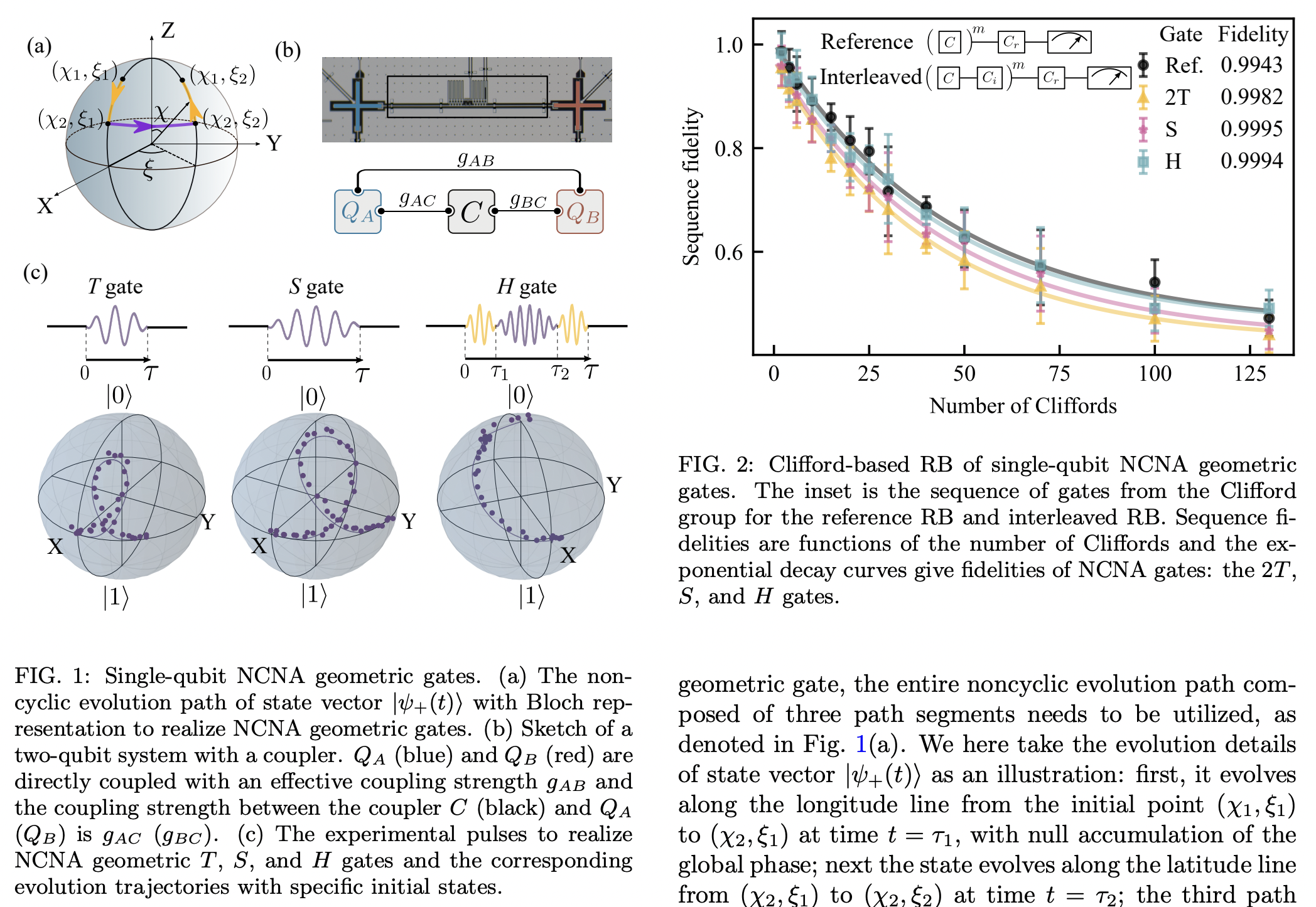 Experimental Implementation of Noncyclic and Nonadiabatic Geometric ...