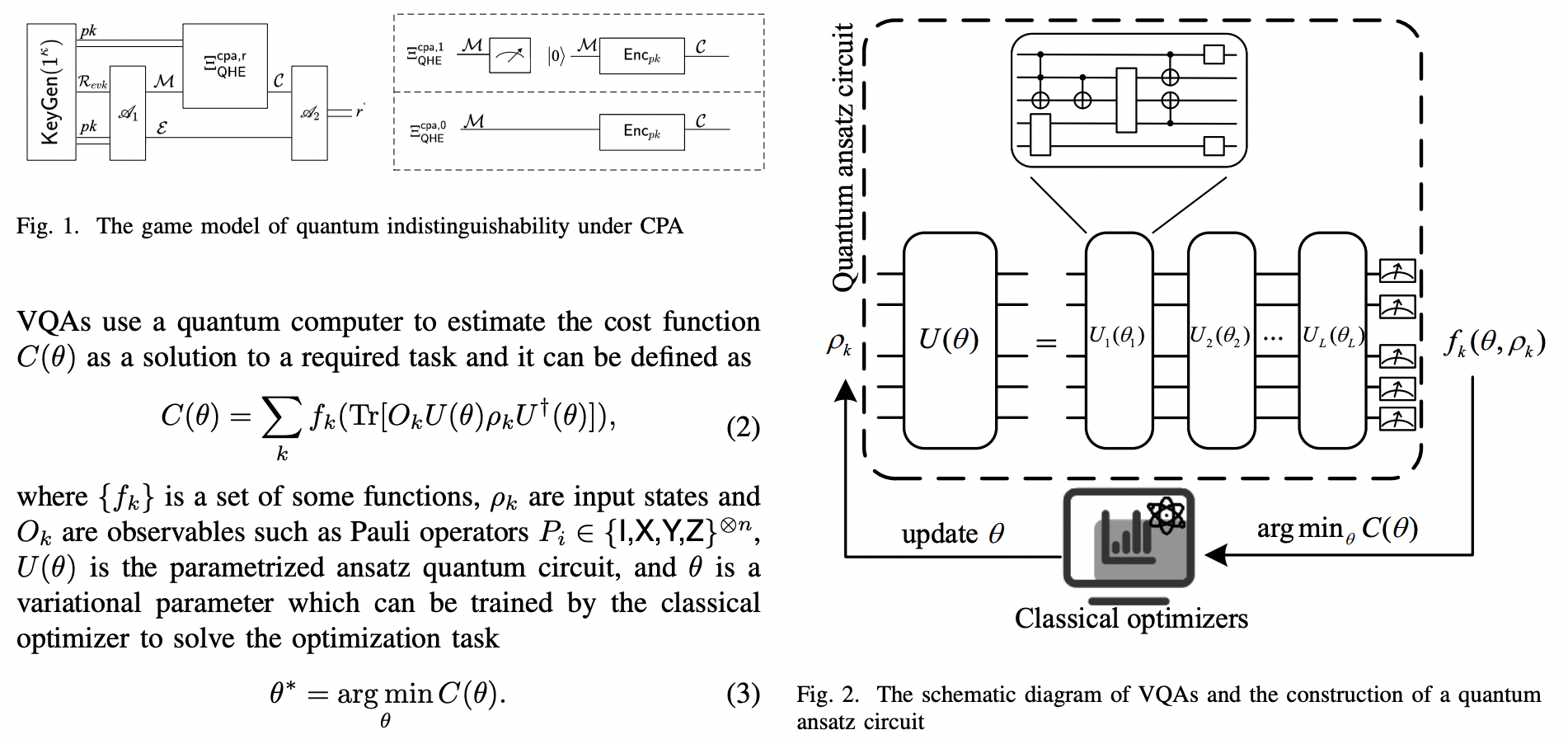 Delegated variational quantum algorithms based on quantum homomorphic ...