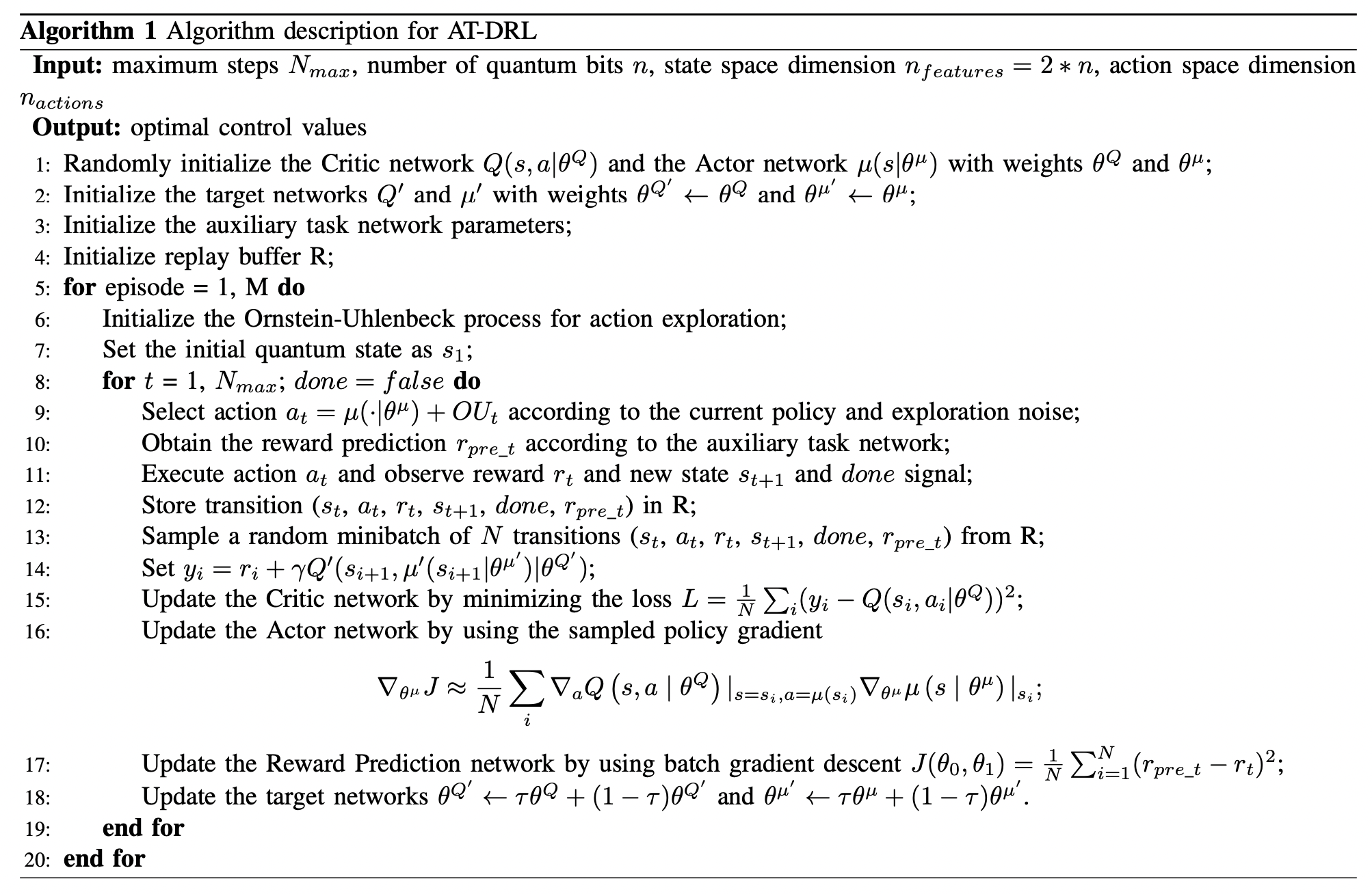 Auxiliary Task-based Deep Reinforcement Learning for Quantum Control ...