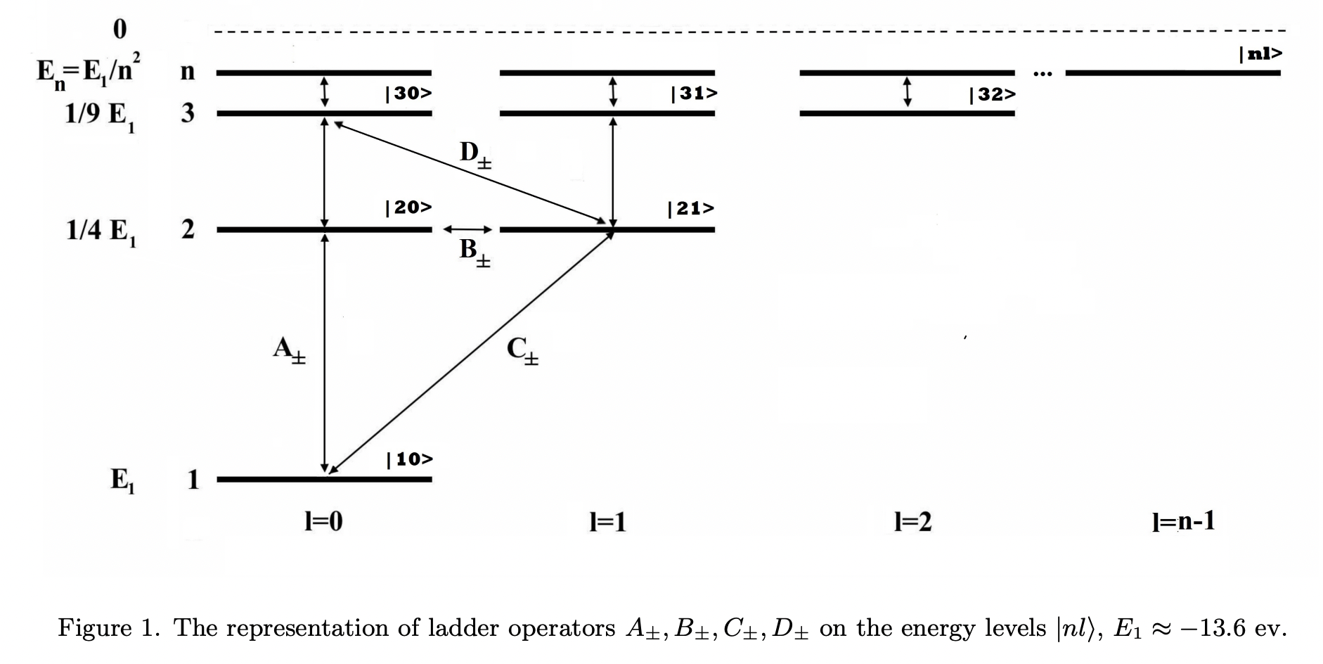Quantum model of hydrogenlike atoms in hilbert space by introducing