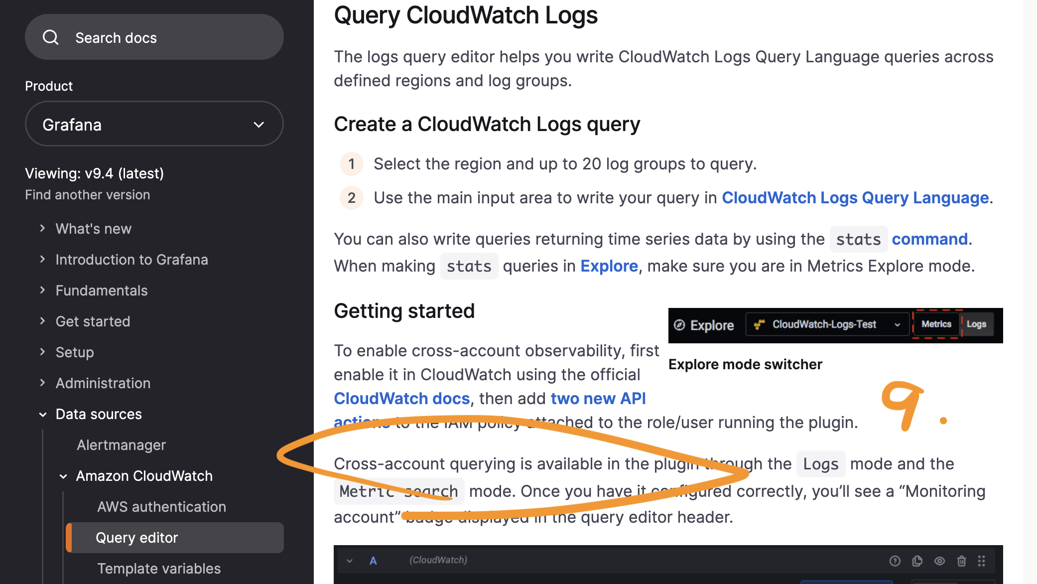 Cloudwatch Cross-Account Querying is no longer called out in the docs ...