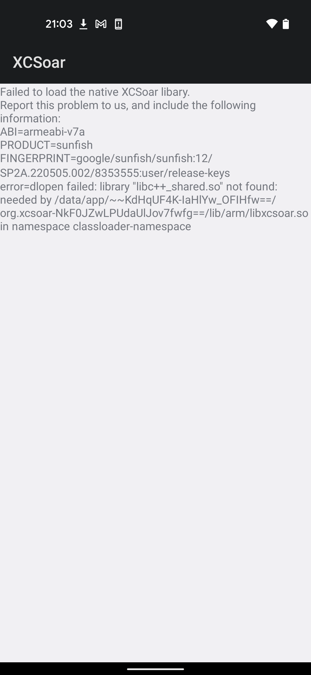 Abdroid build broken missing libc++_shared.so on Android · Issue 991