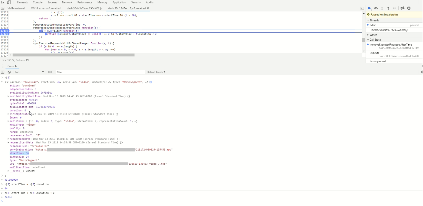 Infinite loop of segment requesting causing the tab to crash · Issue ...