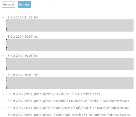 End of Backup Fatal Error - Files missing from remote storage · Issue ...