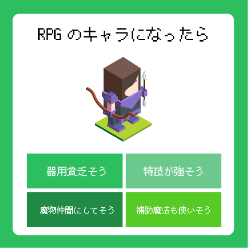 まものつかいタイプでした Rpg性格診断 16test
