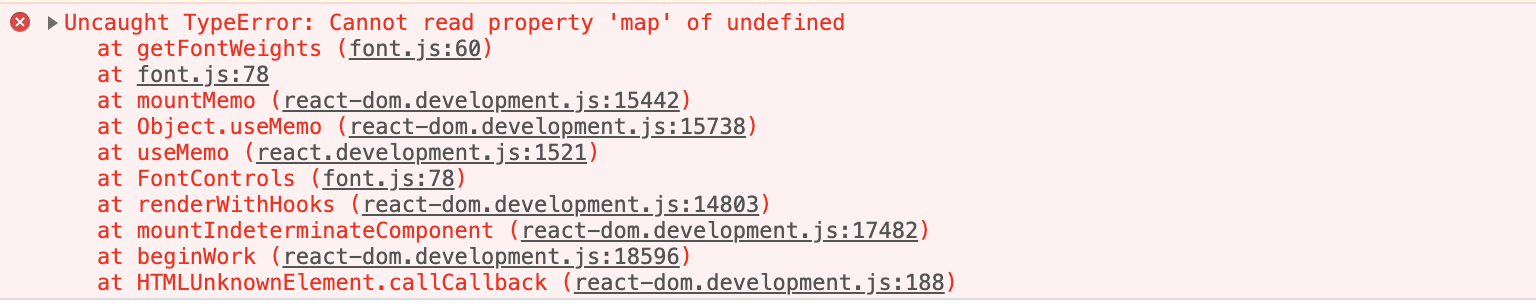Multi-selection with 2 different font families crashes the editor ...