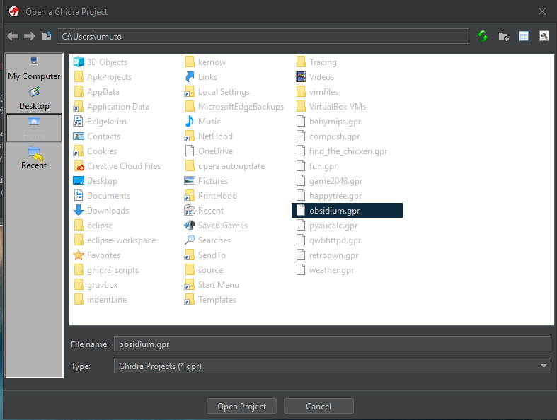 Dark theme on Open Project window · Issue #53 · StarCrossPortal ...