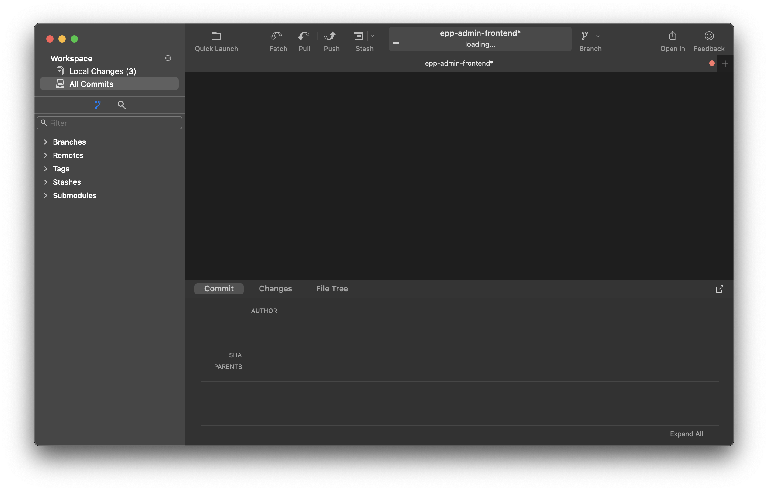 Fetch is not working · Issue #1615 · fork-dev/Tracker · GitHub