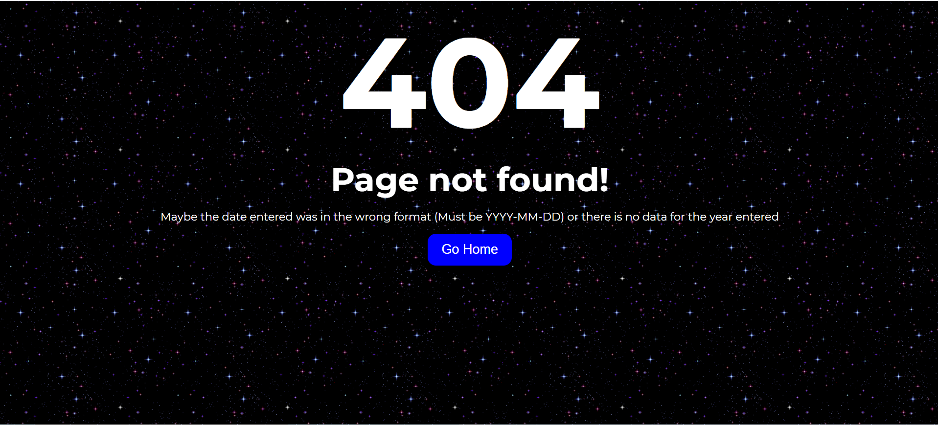 GitHub - darienmiller88/NASA-API-Application: Web Application to ...