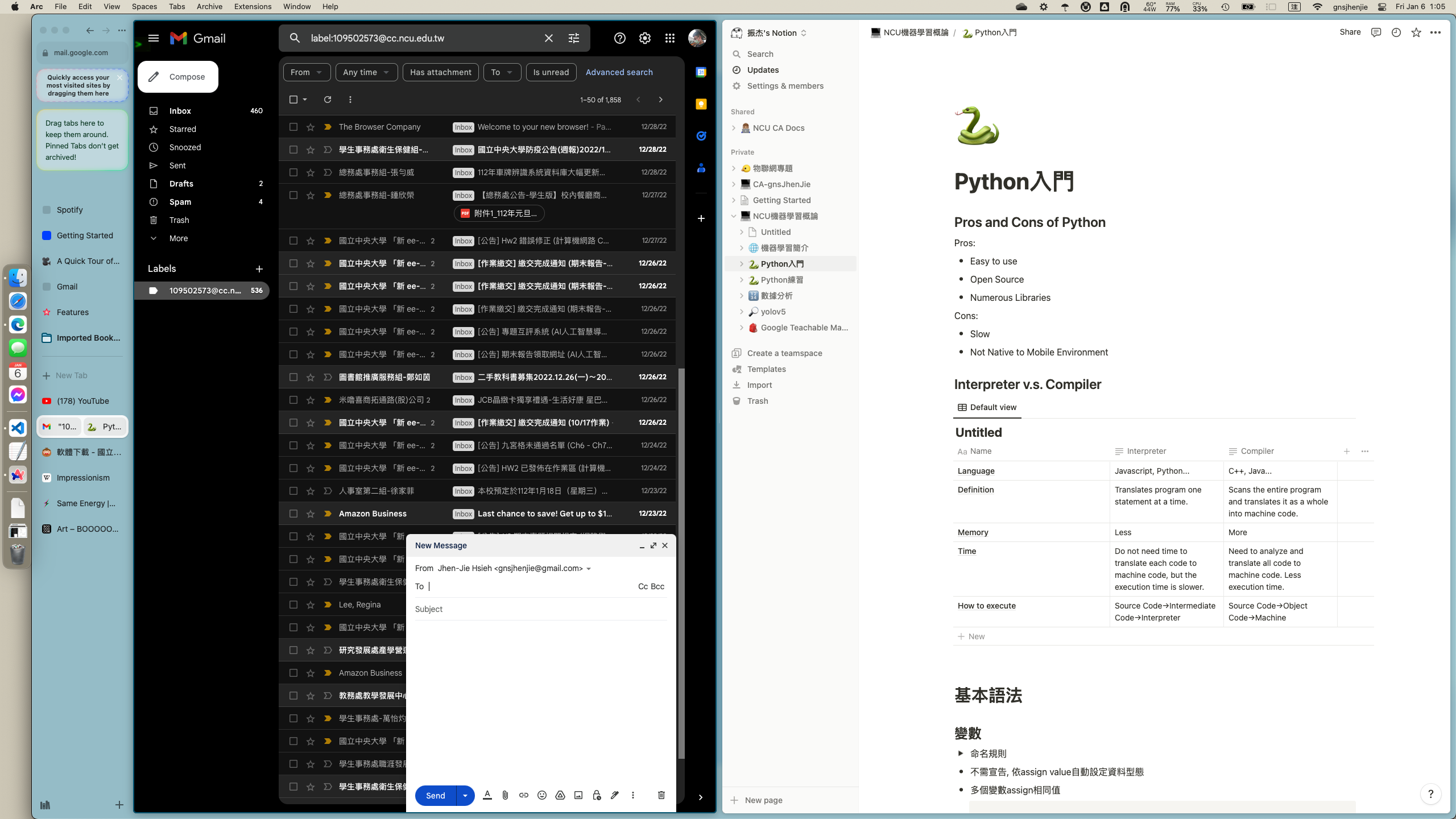 Google前員工重新發明的瀏覽器- Arc · Discussion #600 · NCU-GS3073-AI-Introduction ...
