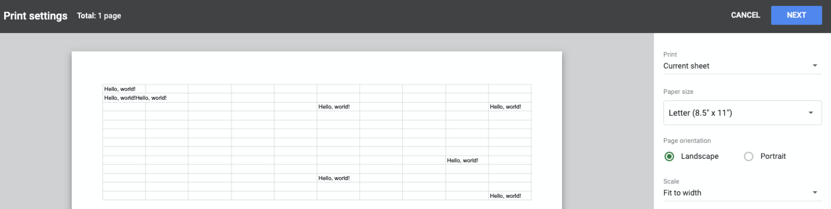Google Sheets Won t Show Print Dialogue Prompts To Save As PDF Instead