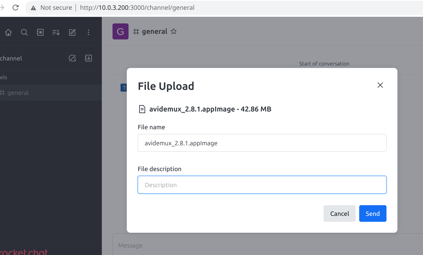 File uploads even size limit exceed · Issue 29637 · RocketChat/Rocket