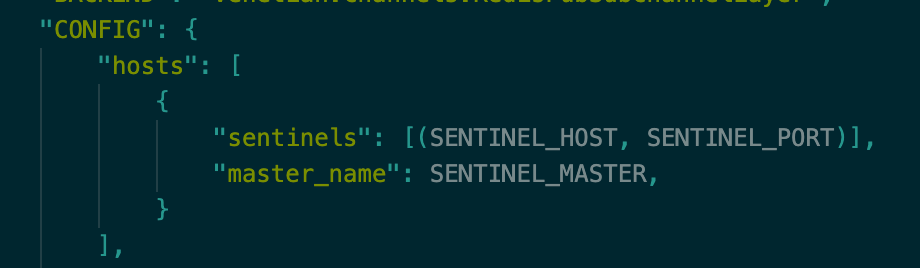 Channel Redis with sentinels · Issue #283 · django/channels_redis · GitHub