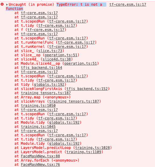 TypeError: t is not a function · Issue #4944 · tensorflow/tfjs · GitHub