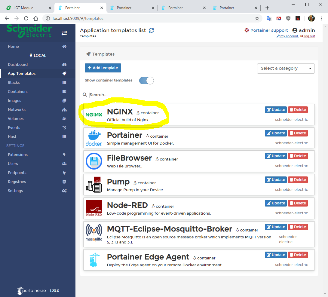Portainer Template support localhost (127 0 0 1) · Issue #3553