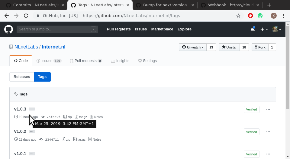 Docker Hub build does not start on newly pushed GitHub tag · Issue