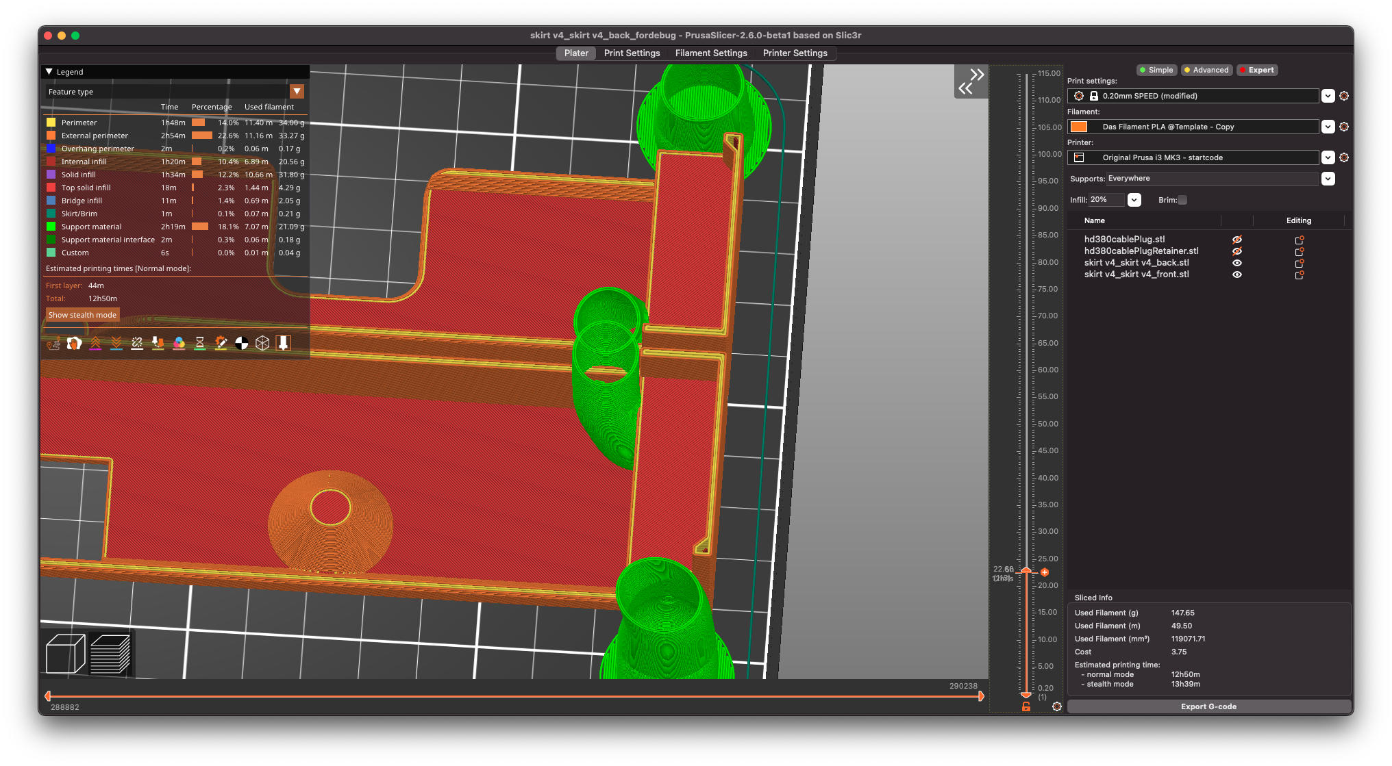 [2.6.0-beta1] Organic Supports still are created on the inside of