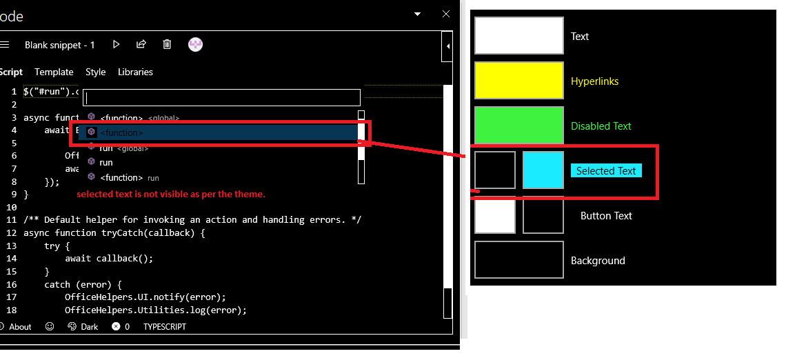 mas4 3 1 selected text
