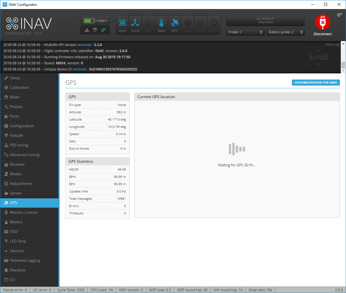 Inav configurator