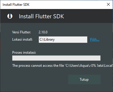 Error while installing Flutter · Issue #10 · fahminlb33/KFlearning · GitHub