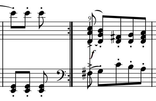 Note Overlap Mark Implicit / pickup measures with single note can overlap bar · Issue ...