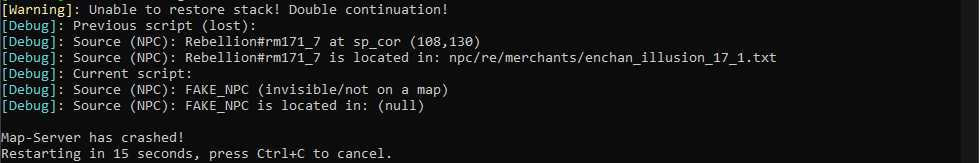 17.1 Enchanter Crashes Server · Issue #6838 · rathena/rathena · GitHub