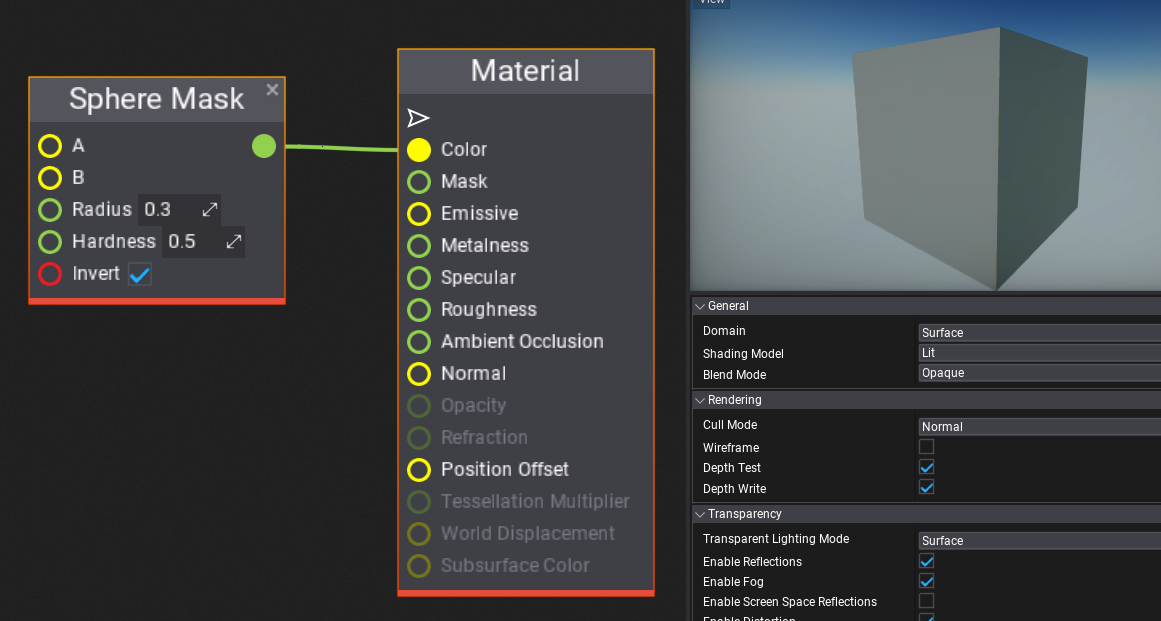 Sphere Mask shader node does not appear to function · Issue #1830 ...