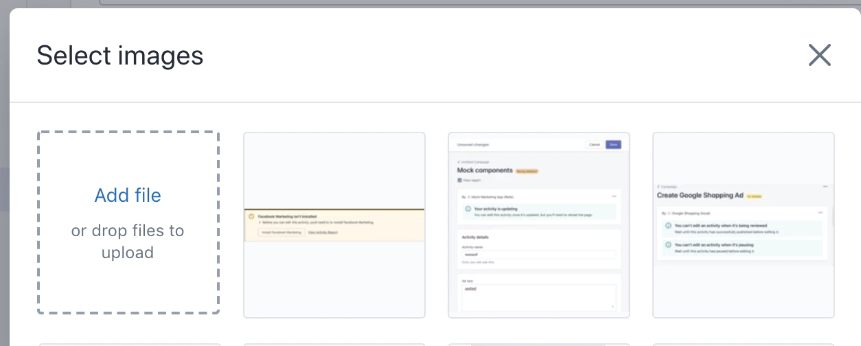 [Dropzone] size prop to avoid resizing · Issue 2270 · Shopify