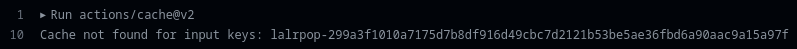 Cache not found for input keys: lalrpop-299a3f1010a7175d7b8df916d49cbc7d2121b53be5ae36fbd6a90aac9a15a97f
