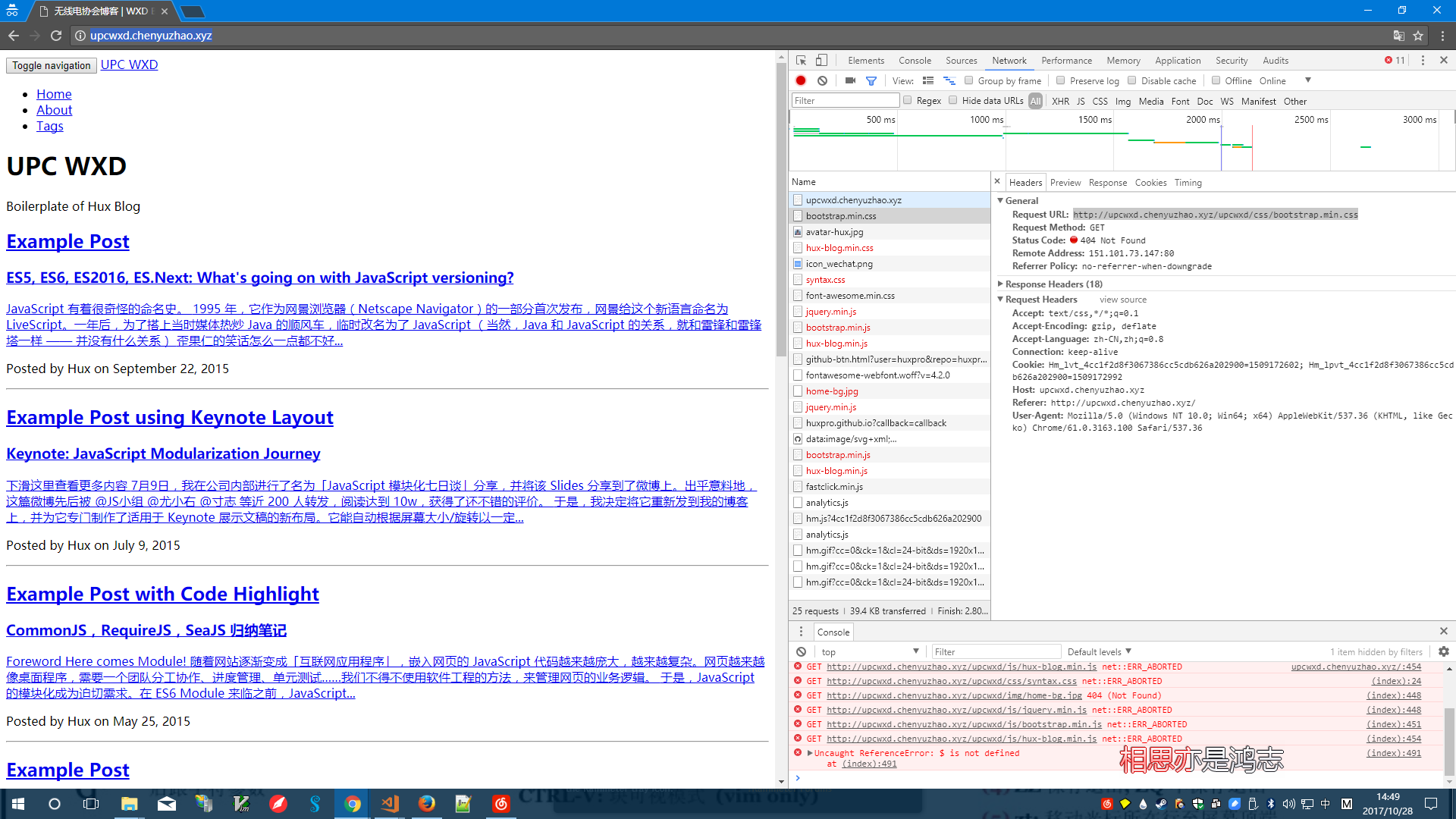 css等样式表请求不到是什么情况 · Issue #200 · Huxpro/huxpro.github.io · GitHub