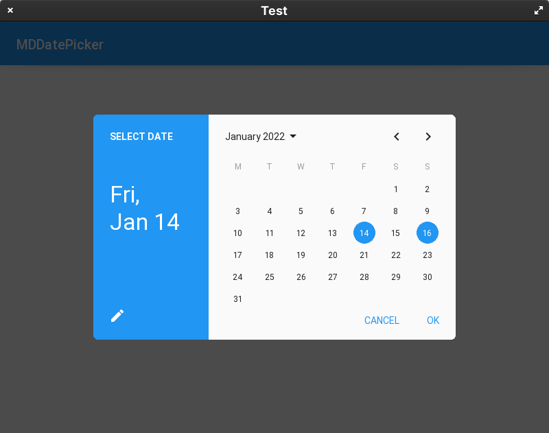 MDDatePicker: Switching to year selection and back messes up day ...