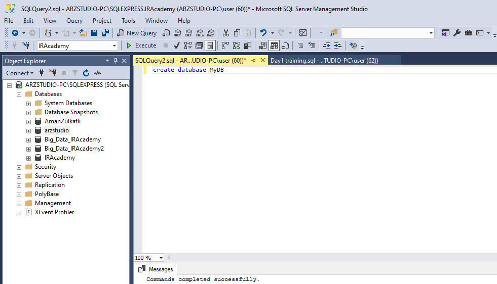 GitHub - amanz/SQL: Create a Database in MS SQL Server
