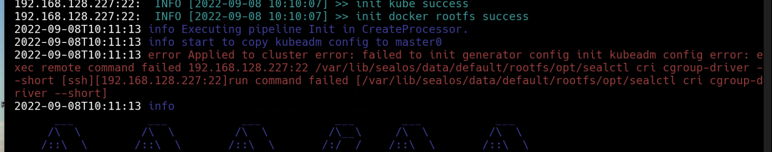 安装docker版，报错cri命令执行失败 · Issue #1730 · labring/sealos · GitHub