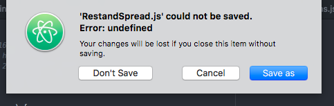 Unable to save any changes. · Issue #15963 · atom/atom · GitHub