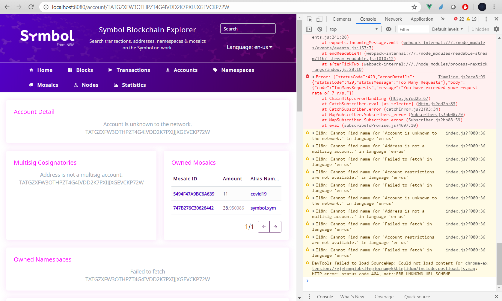 [Bug] Failed to fetch account detail - TooManyRequests · Issue #438 ...