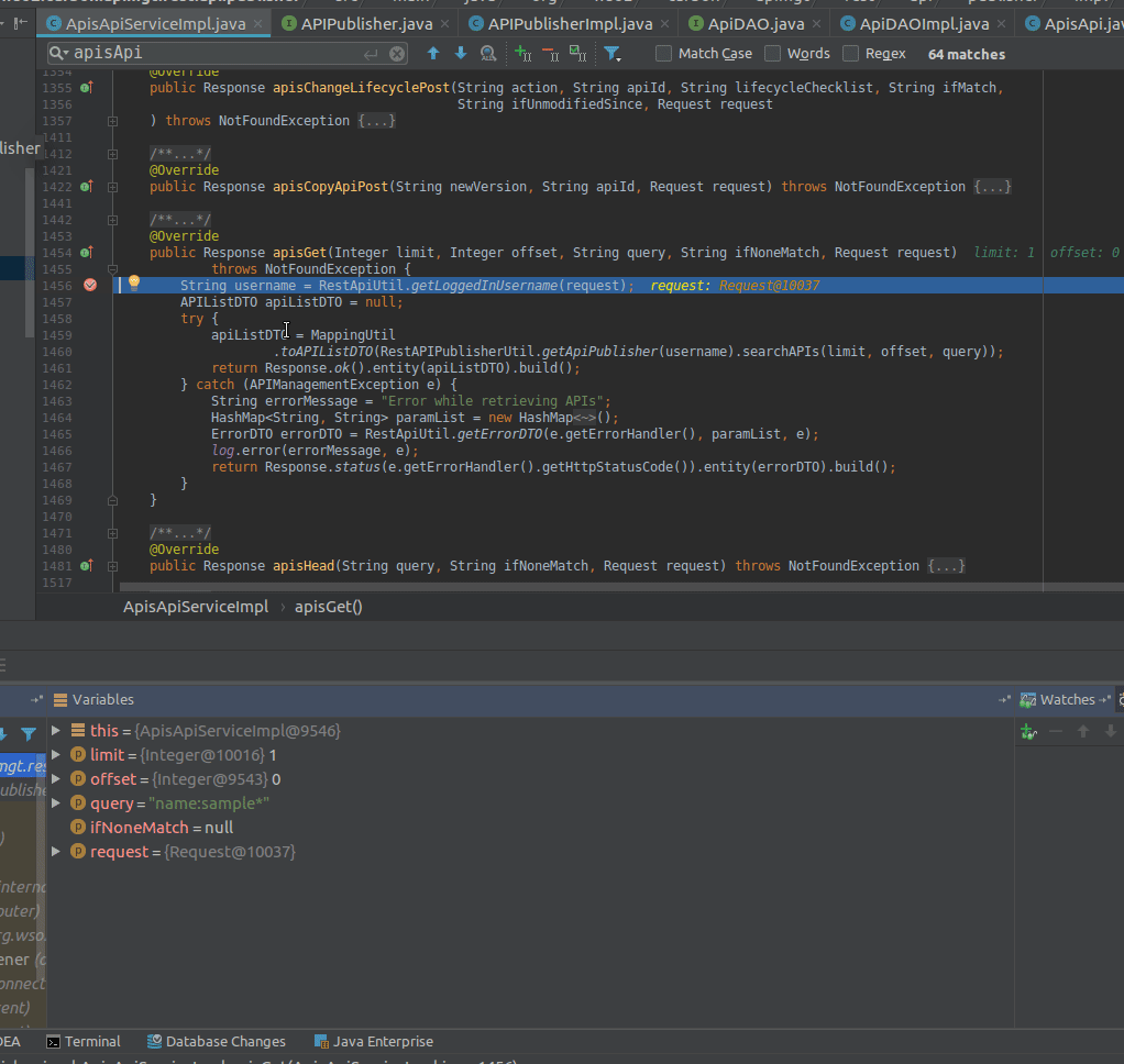 [REST API] Search APIs using wildcard character does not work · Issue ...