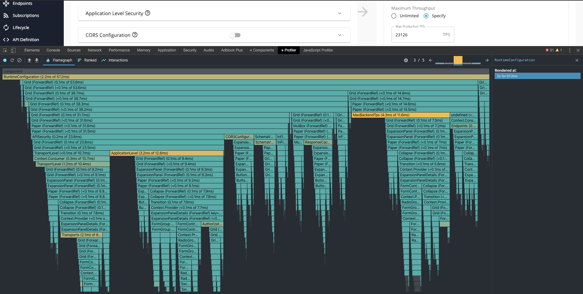 [Publisher] Runtime config page UI performance issue · Issue #7011 ...