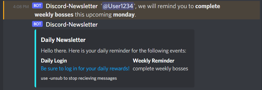 GitHub - Ctakayama/discord-newsletter: Discord mailing list bot that ...