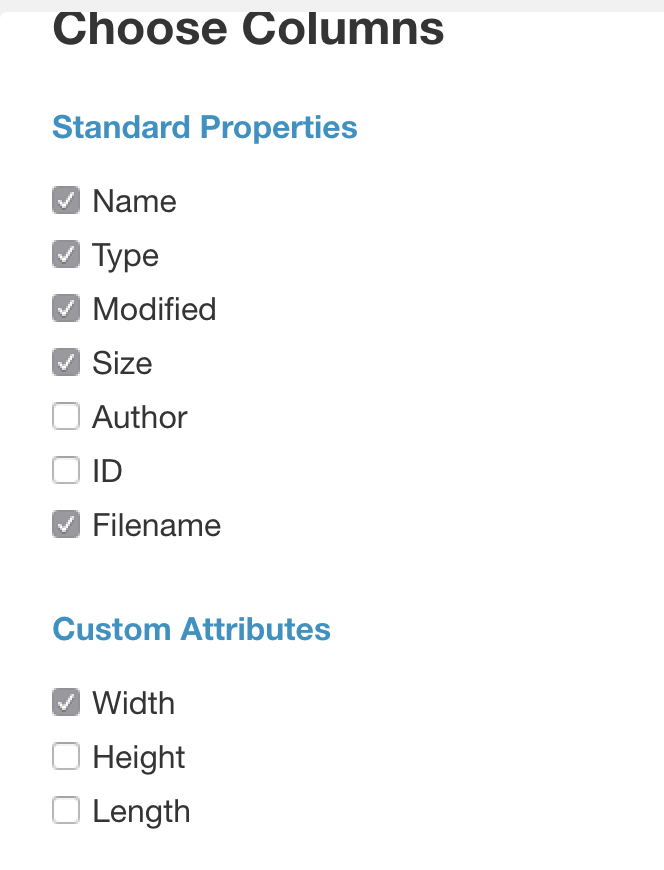 File Manager - Advanced search inserts additional column in the header ...