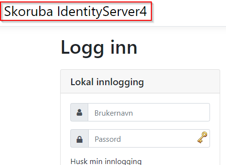 Move header text to env · Issue #5 · Artsdatabanken/IdentityServer4 ...