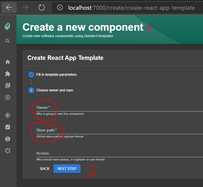 Input validation of required fields when creating new component · Issue ...