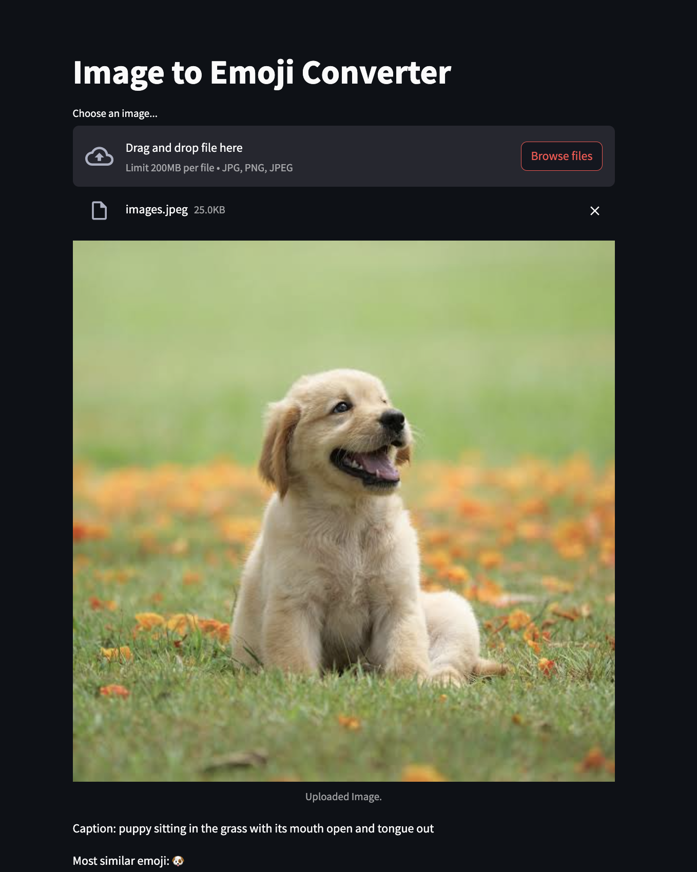 GitHub - hakancangunerli/image-to-emoji: image to emoji interface